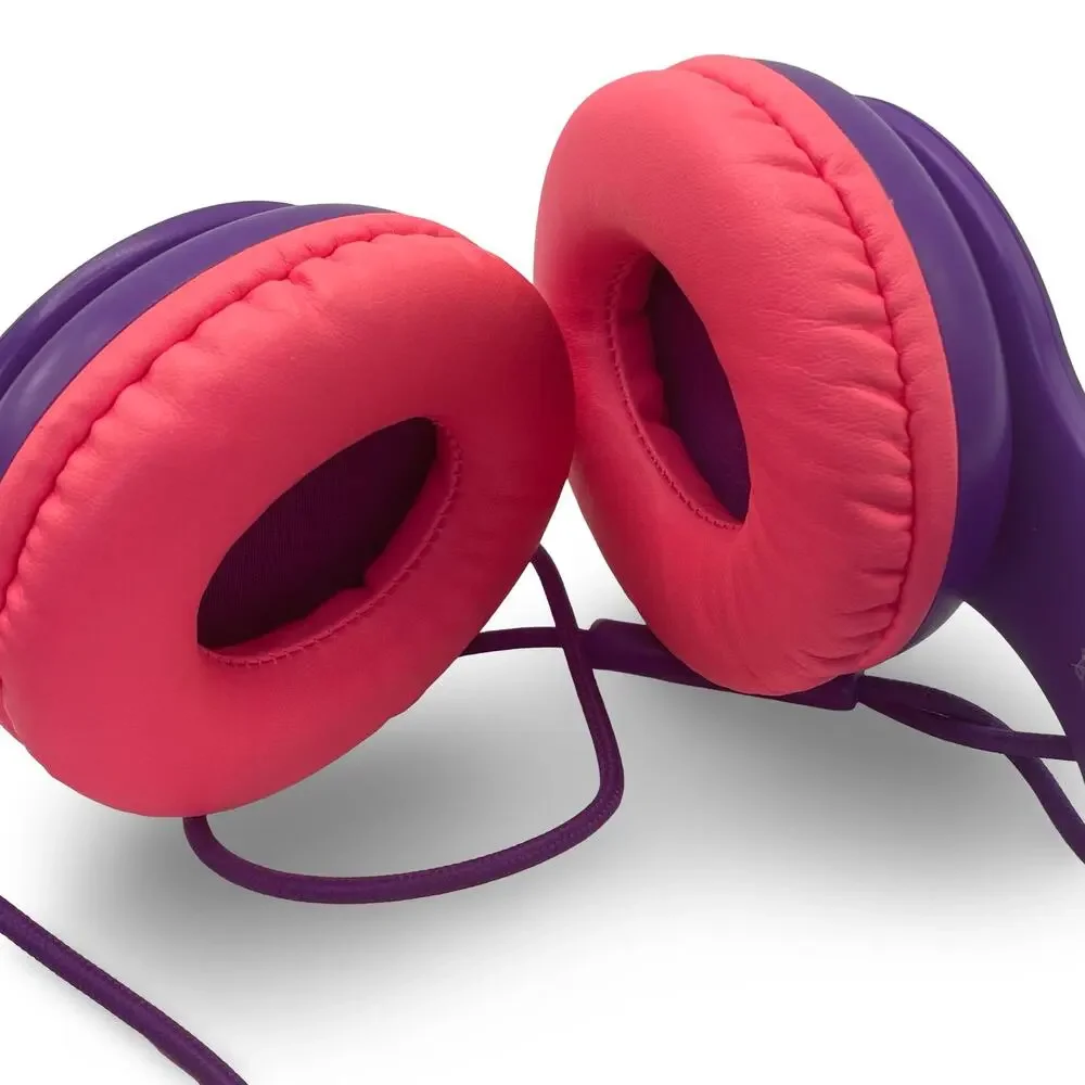 Nivava Gaming Headset with Microphone Purple Pink Stereo Surround Sound PC Xbox